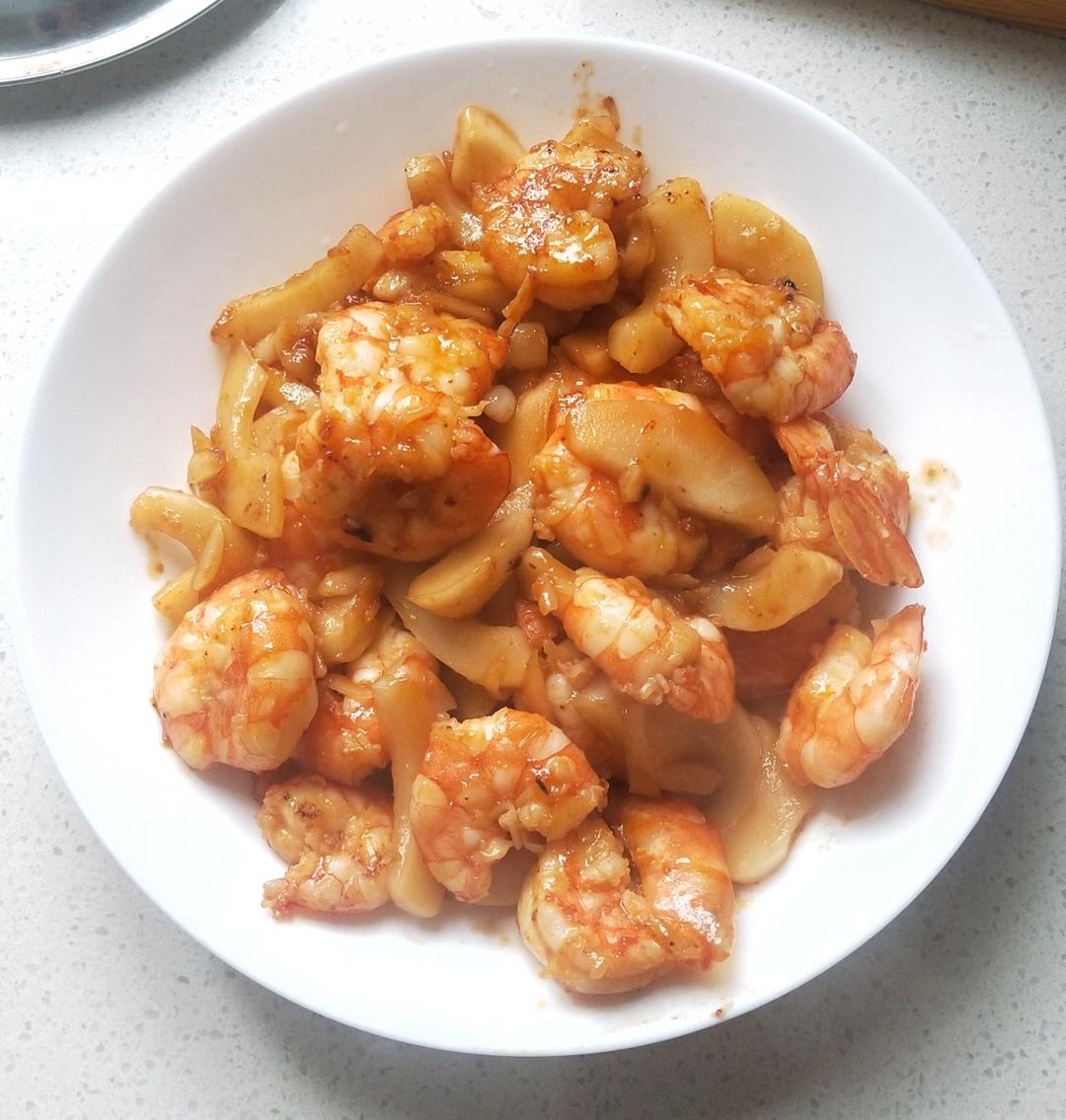 春笋爆河虾