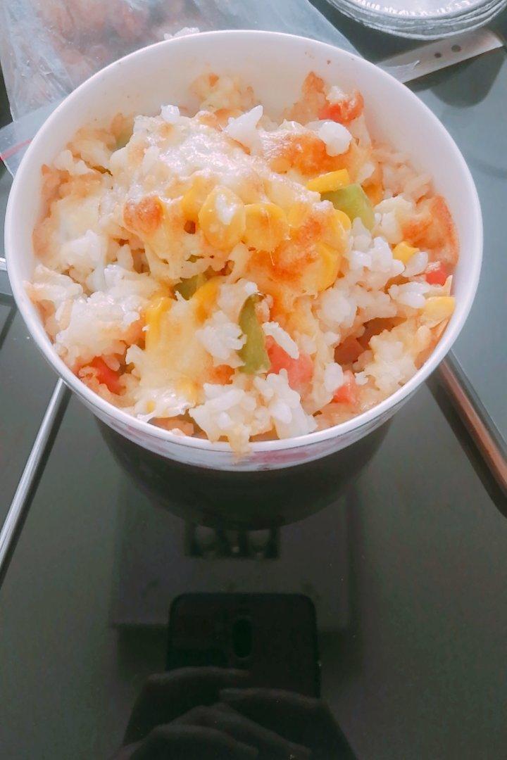 土豆火腿焗饭