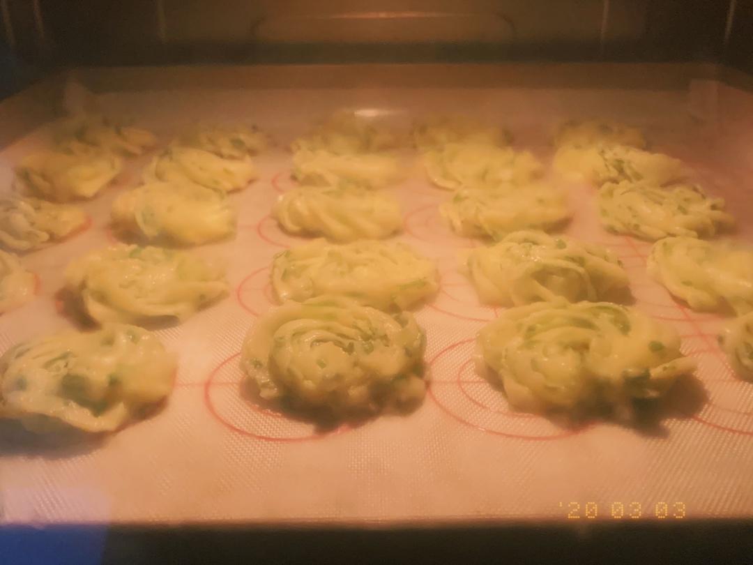 葱香曲奇——酥脆的咸味饼干
