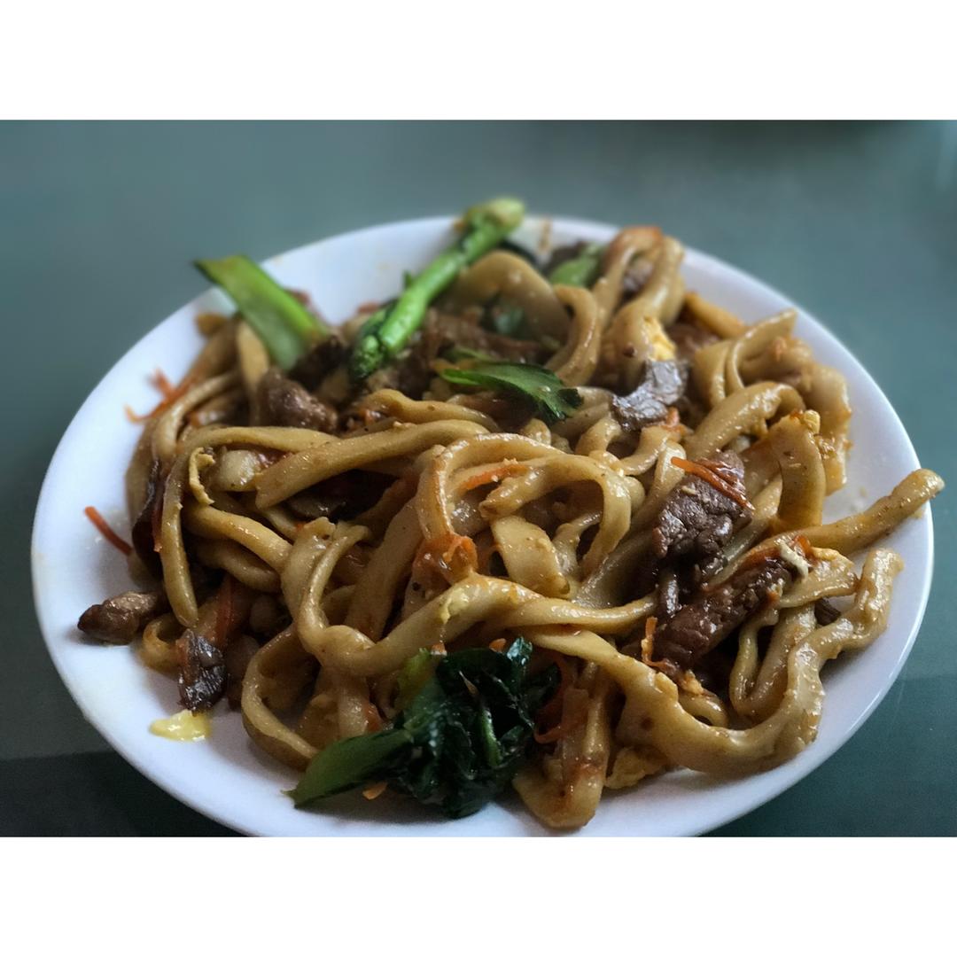 肉丝炒面（附手擀面做法）