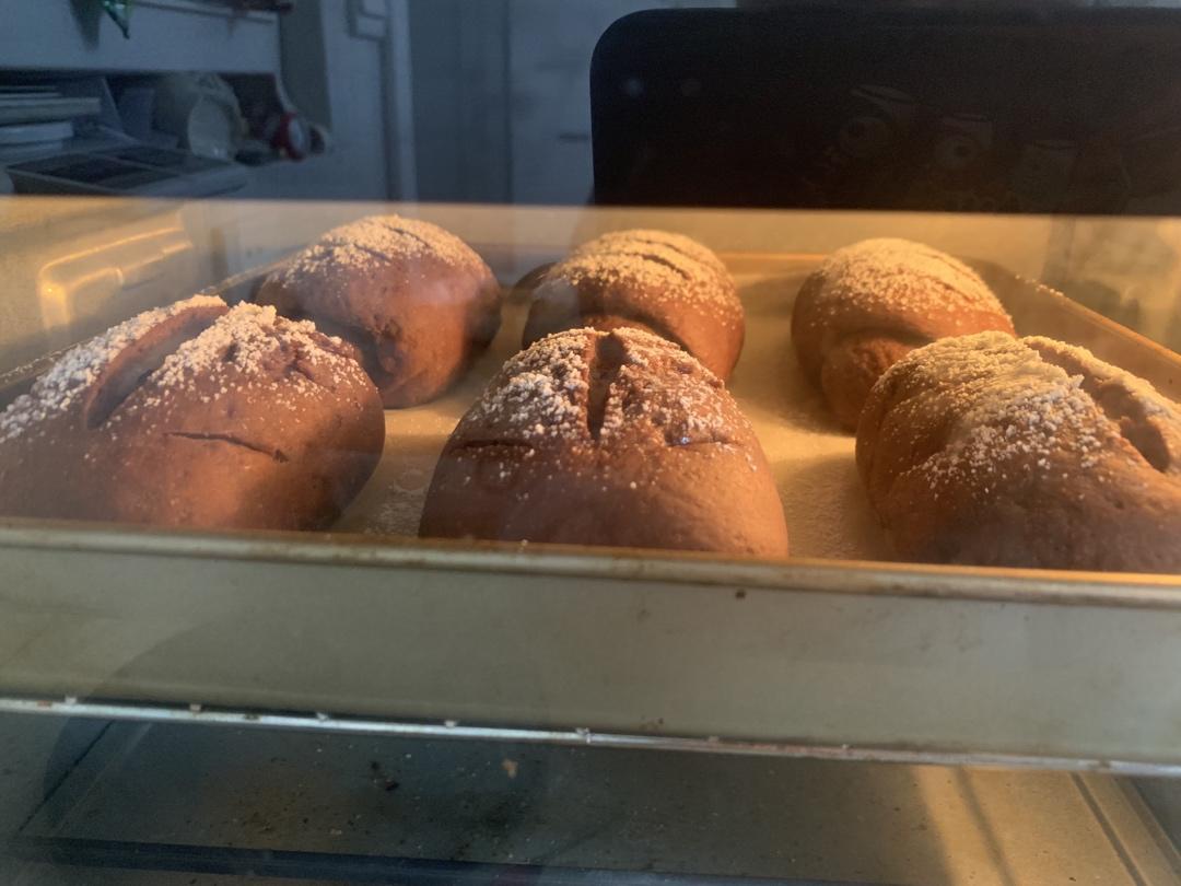 超级好吃简单好做的可可麻薯软欧面包