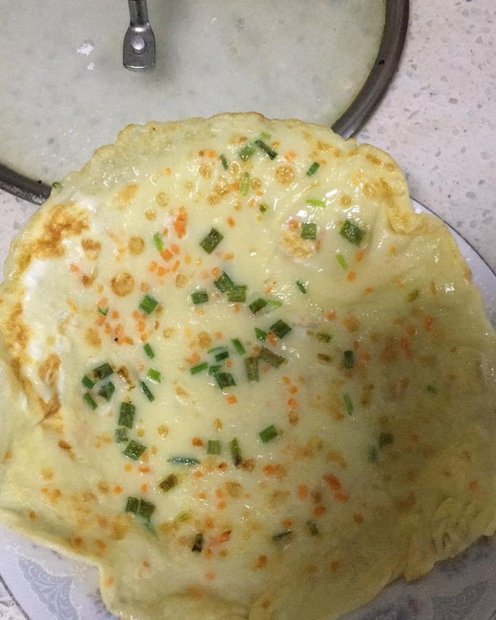 简单好做的蔬菜鸡蛋饼