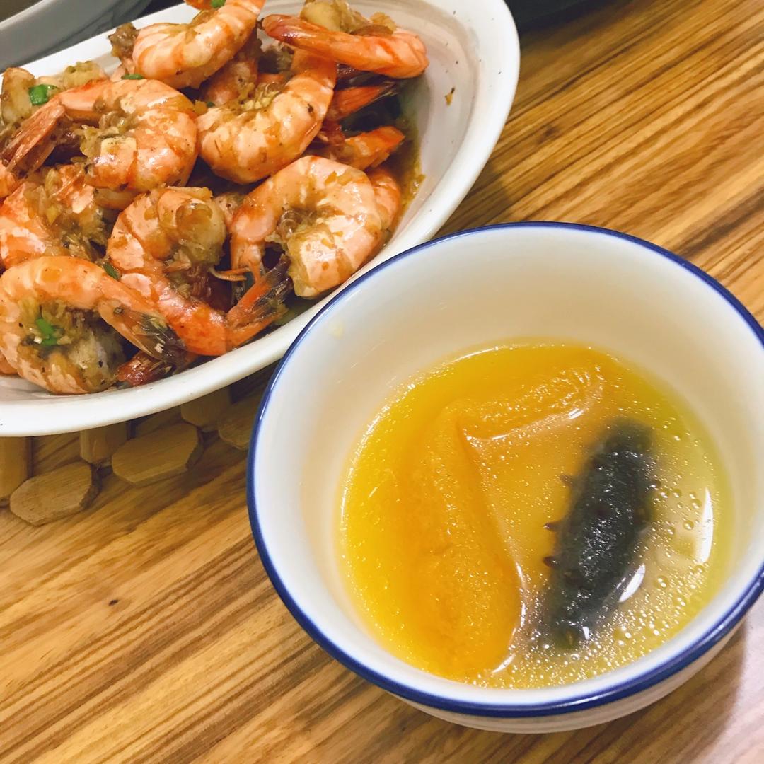 蒜香牛油虎虾