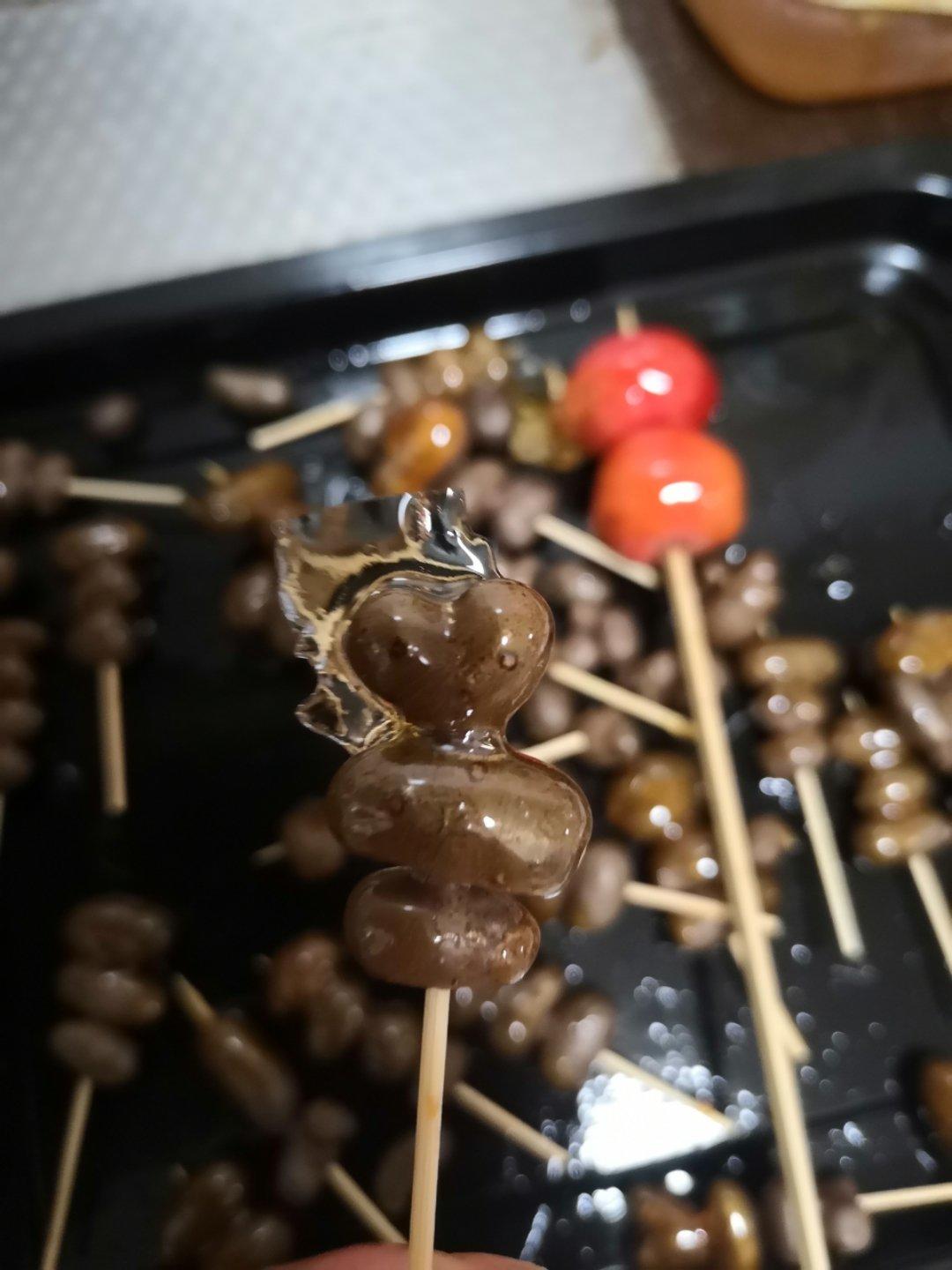 冰糖山药豆 mini冰糖葫芦