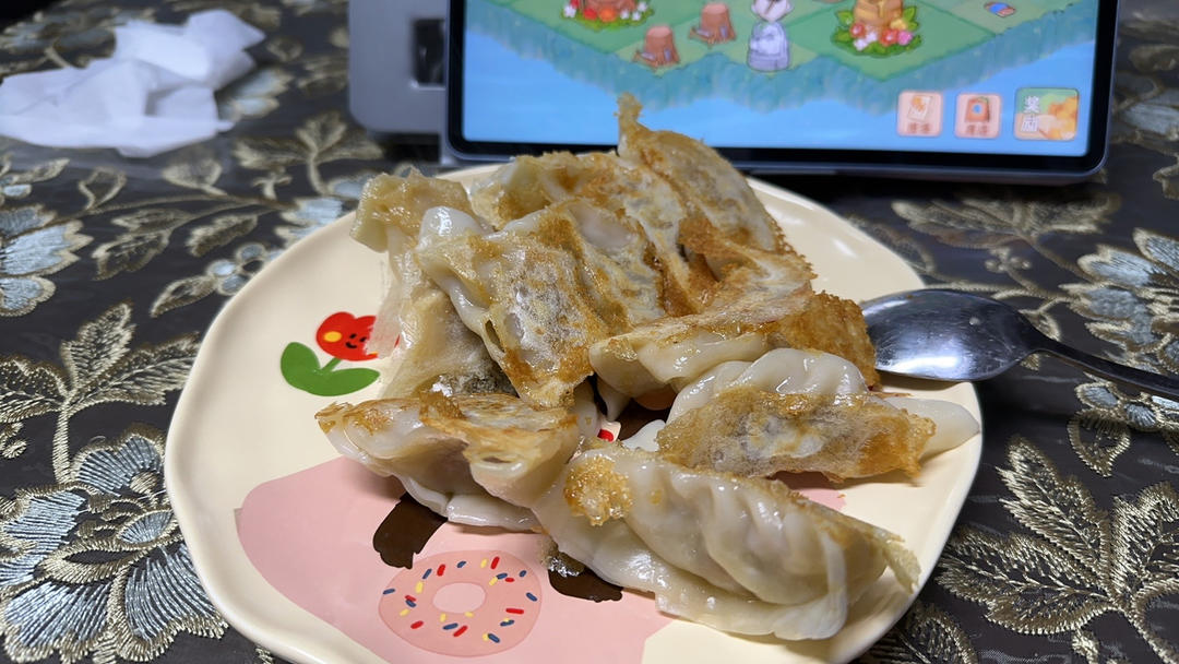 懒人生煎饺子