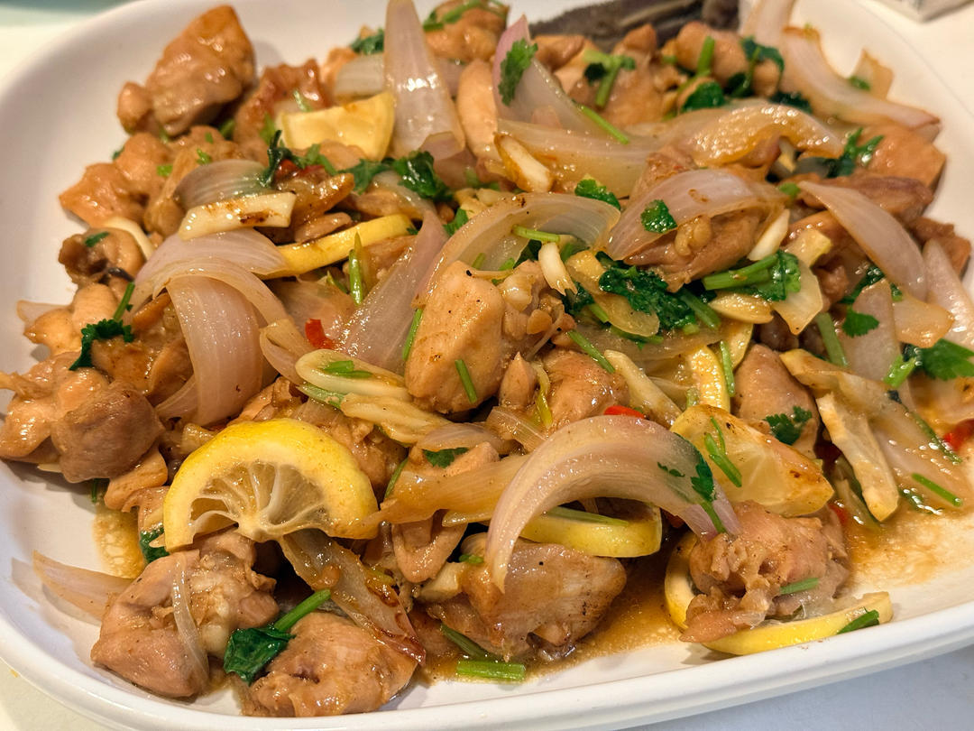 柠檬干煎鸡(转)