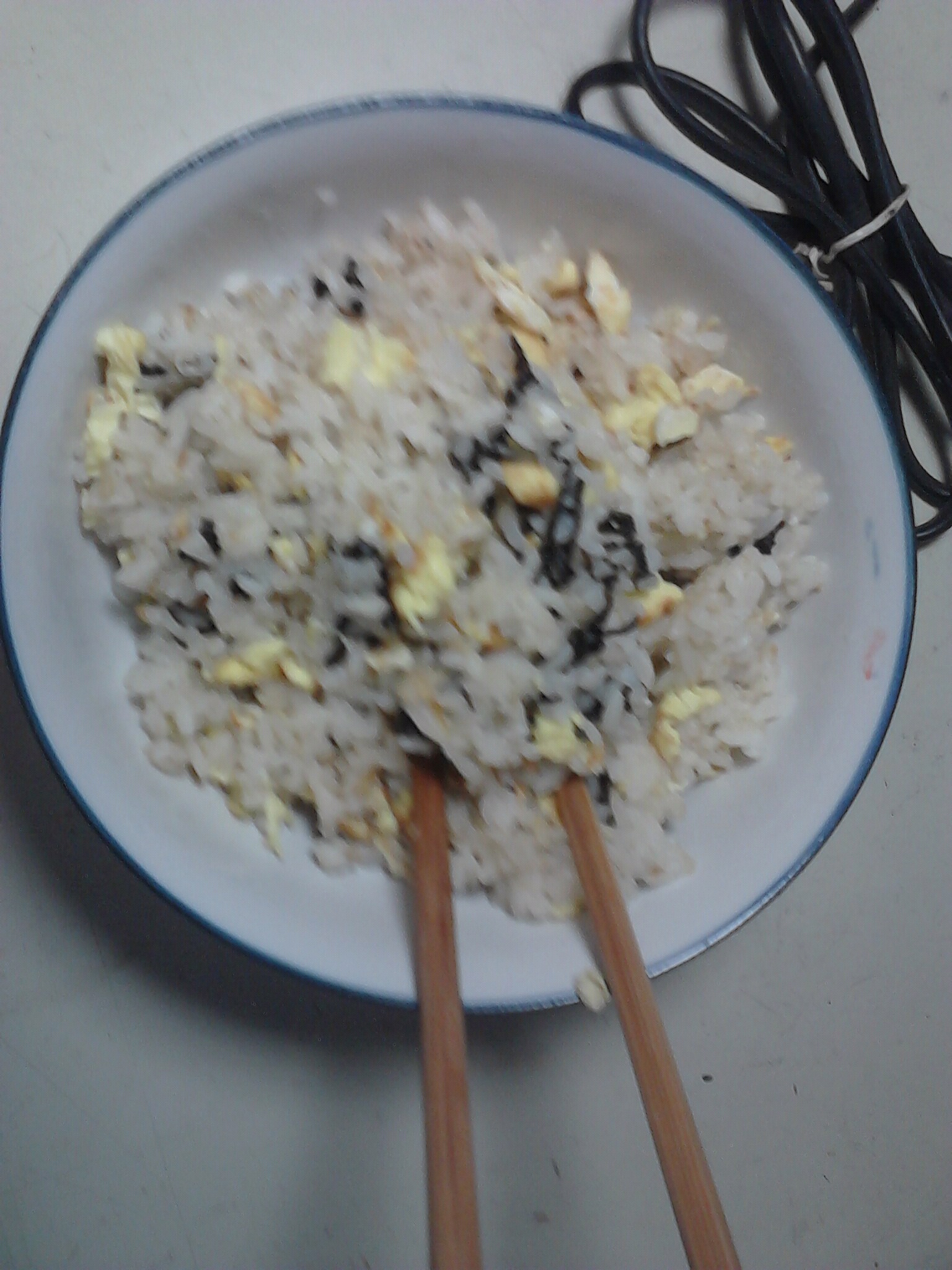 低卡瘦身紫菜蛋炒饭