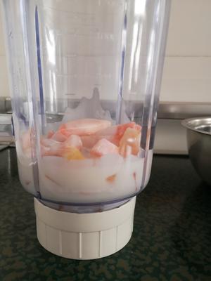 蜜桃酸奶的做法 步骤4