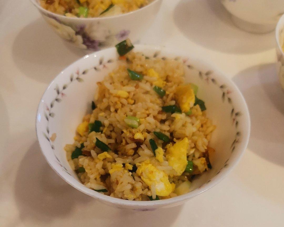 XO酱鸡蛋炒饭的做法