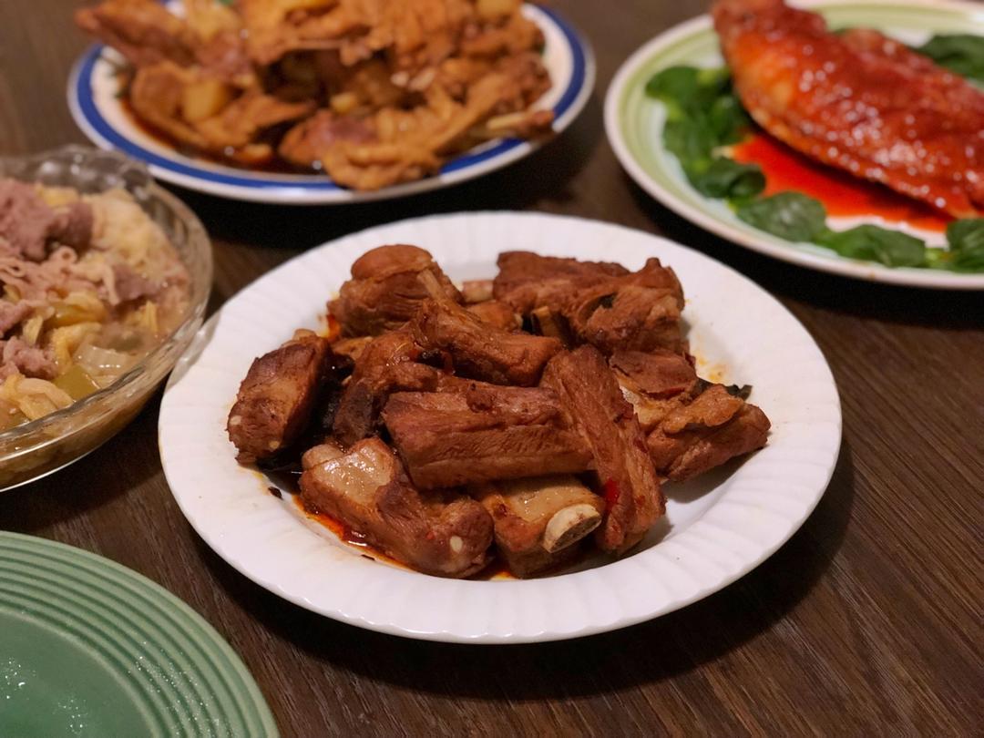 土豆炖排骨