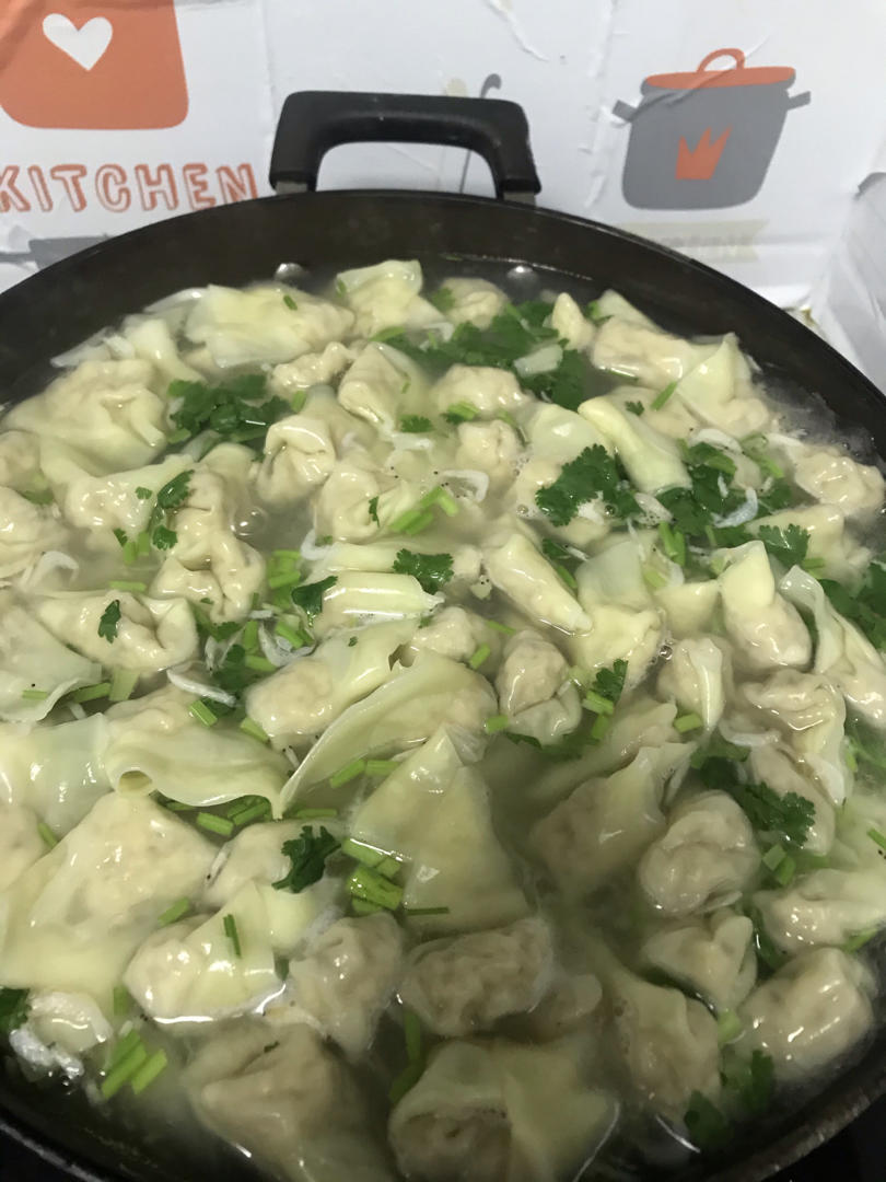 鸡肉香菇大馅馄饨