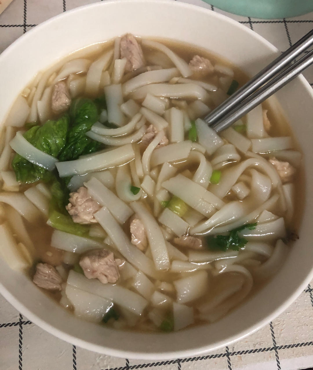 广式早餐-瘦肉汤河粉