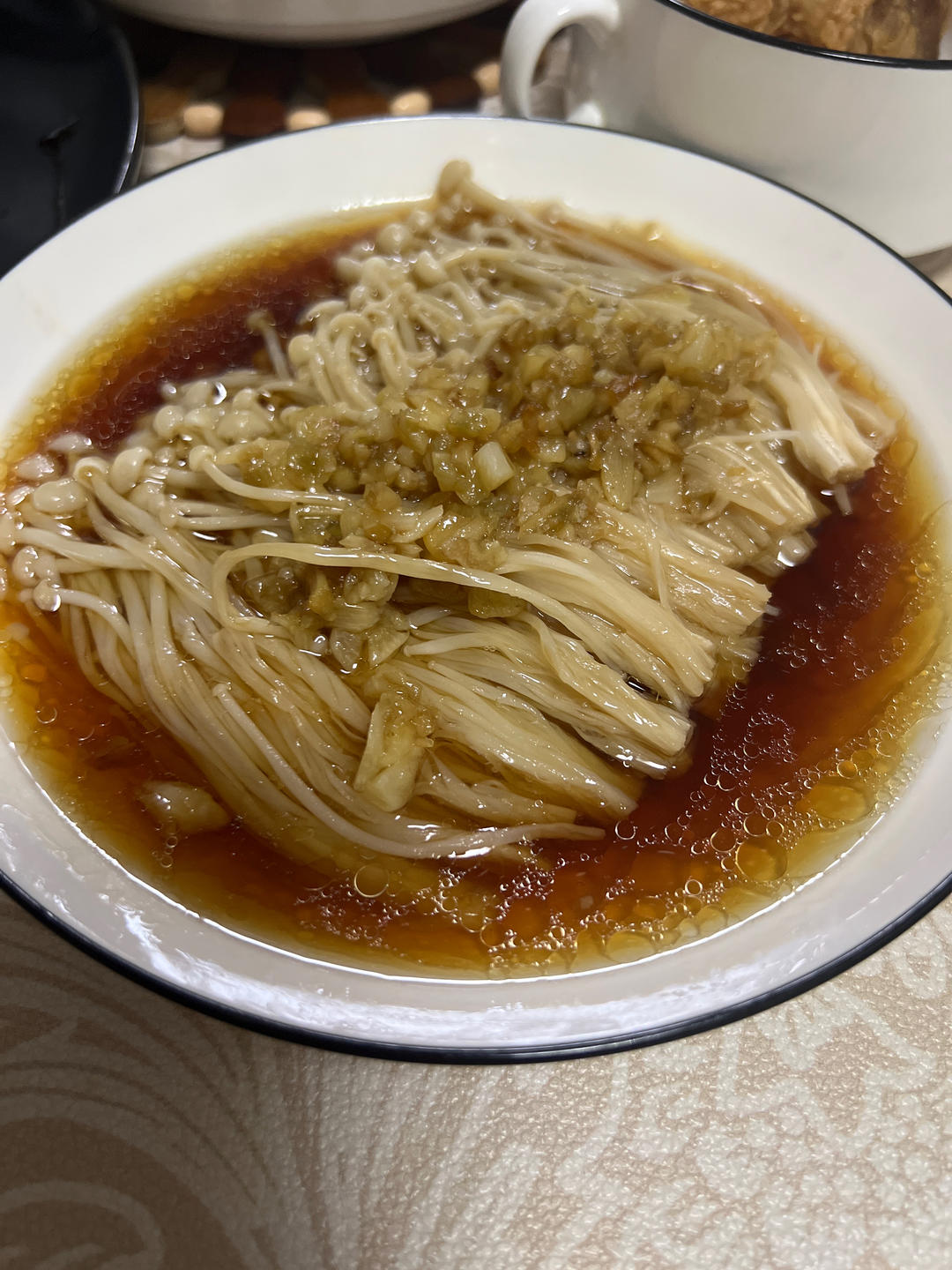 蒜蓉蒸金针菇