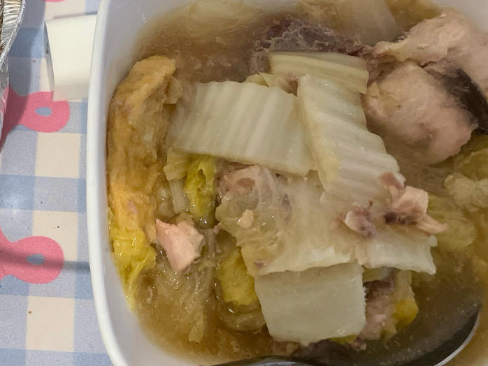 好吃到连汤汁都不剩的白菜焖豆泡，给肉都不换