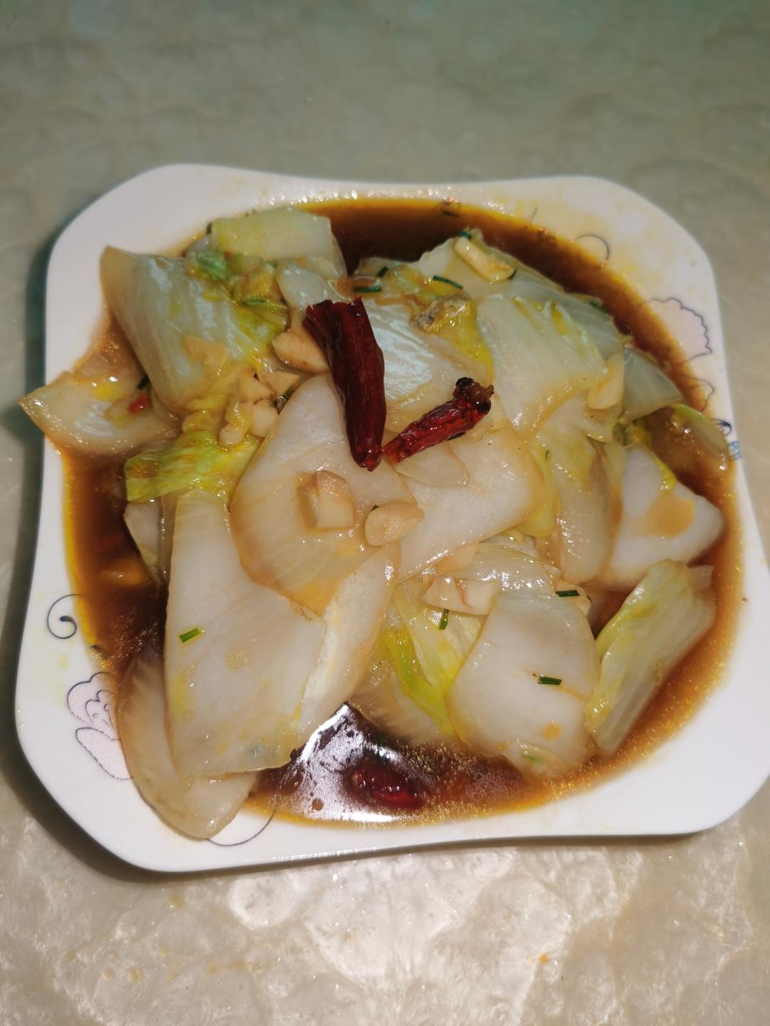 开胃下饭菜！醋溜白菜木耳