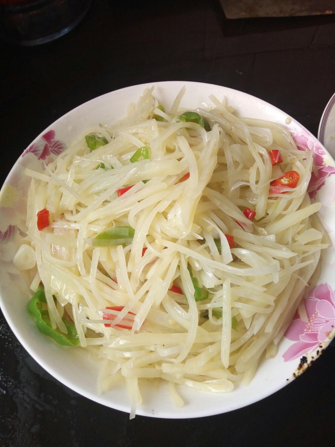 桃子520yjc做的炒土豆丝