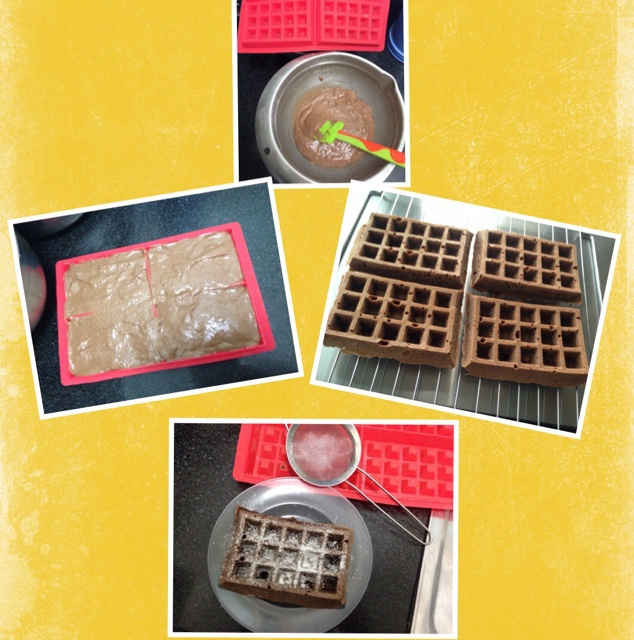 可可美式华夫饼