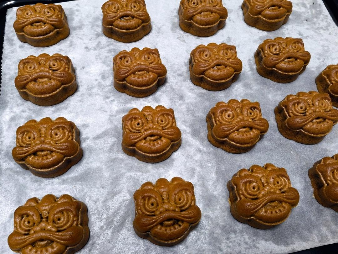 🥮黑糖椰香广式月饼｜含不发干不甜腻，蔓越莓椰蓉馅做法