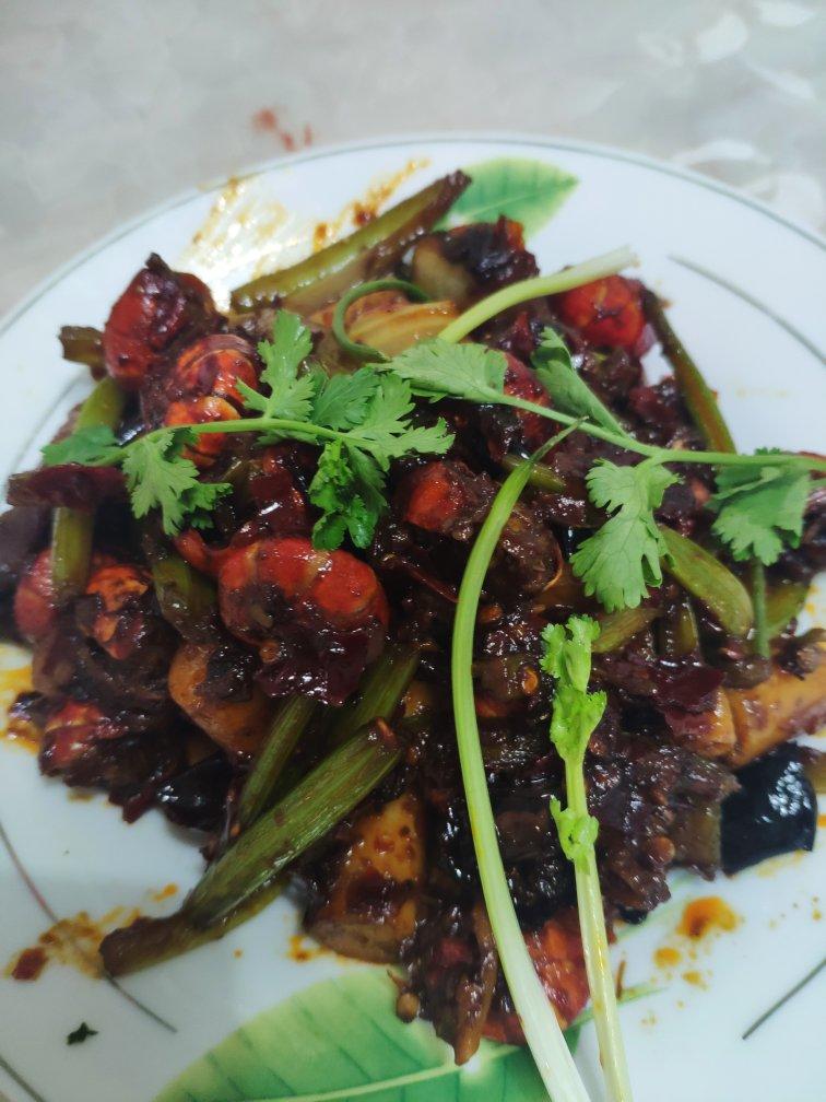 麻辣炒虾尾
