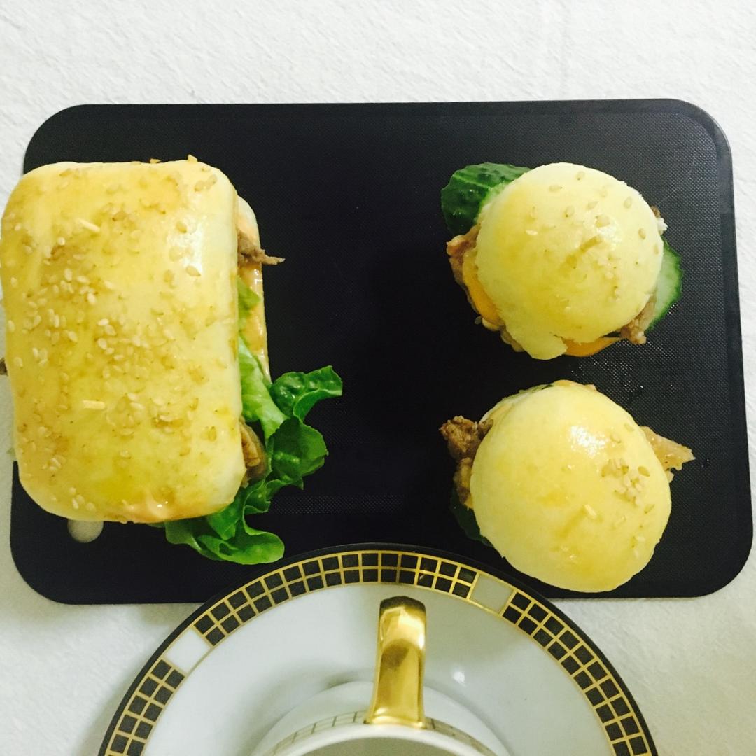 芝士包芯迷你汉堡