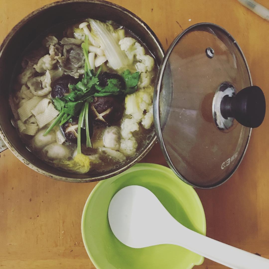 一人食之日式寿喜锅