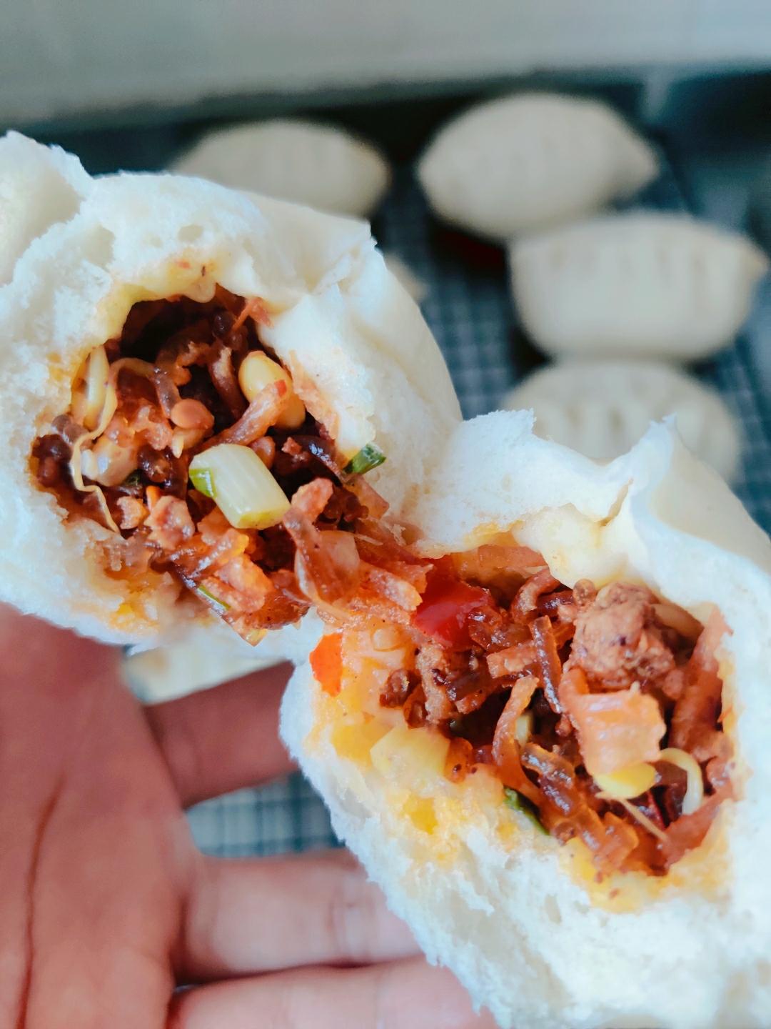 海带豆腐金针菇瘦肉汤+小米蒸肉丸+菠菜蛋羹【4月北鼎蒸炖锅食谱】