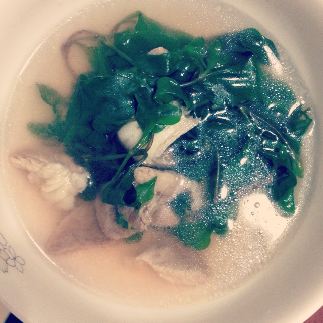 上汤肉蓉枸杞叶