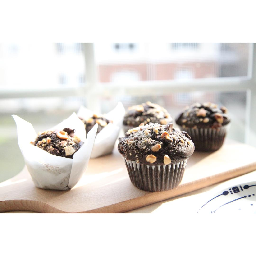 浓情巧克力摩卡马芬<Chocolate Espresso Muffins>
