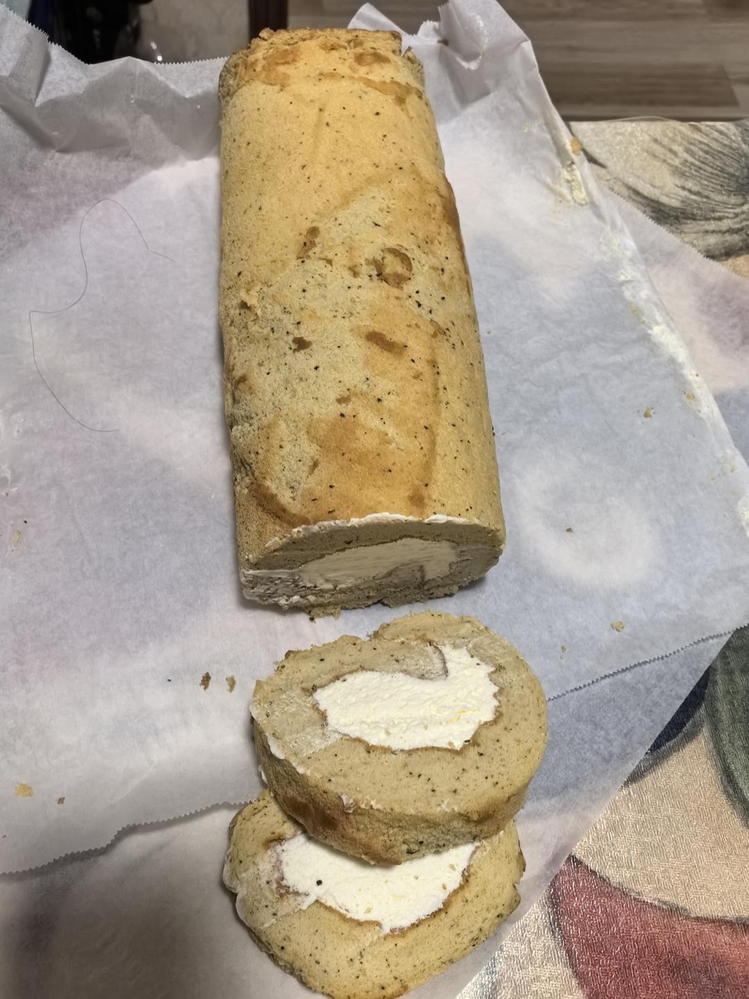 山姆招牌丨伯爵红茶蛋糕卷丨卷不裂配方分享