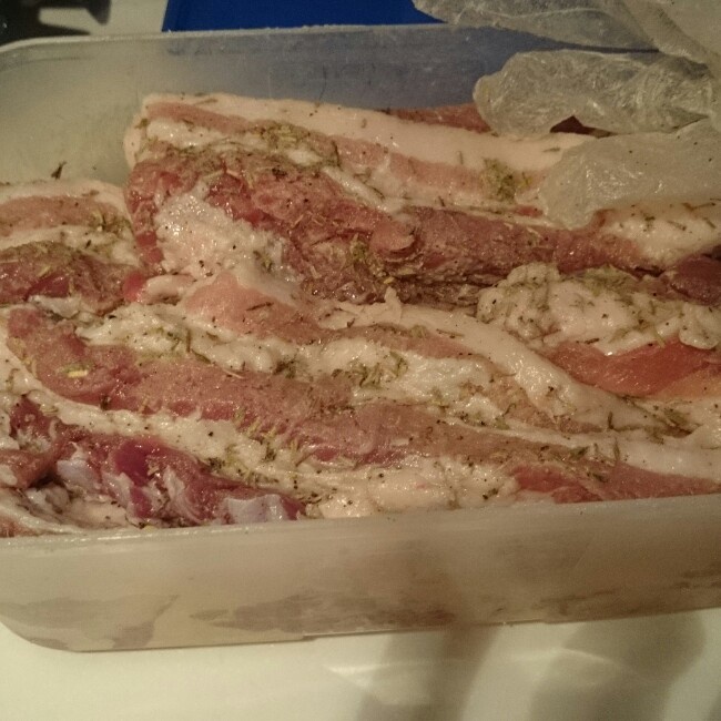 水生葳蕤做的自制培根