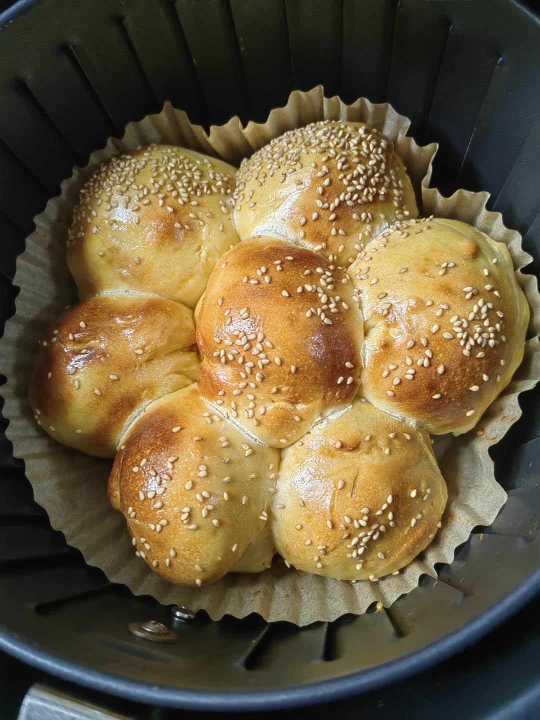 牛奶餐包（空气炸锅版）