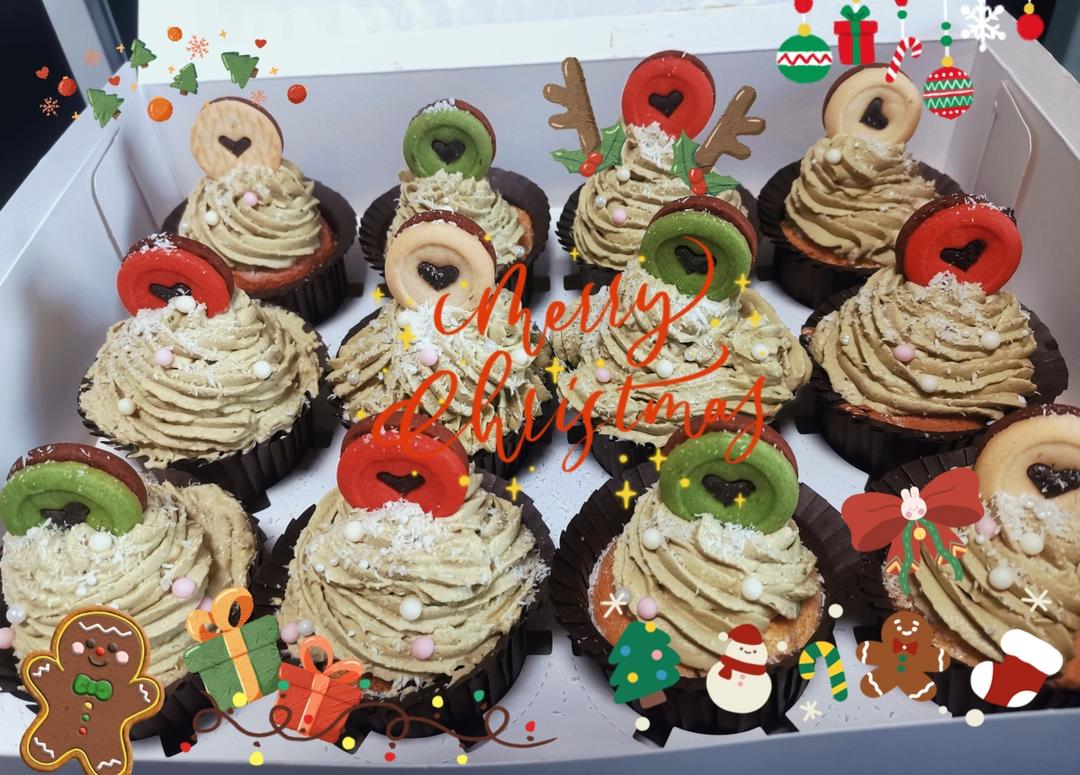 圣诞树🎄纸杯蛋糕/氛围感拉满