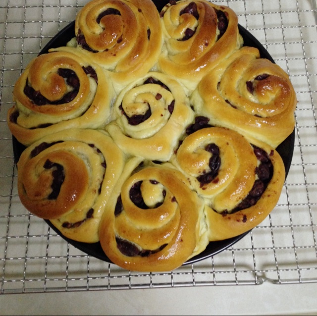 蜂蜜红提牛奶小面包