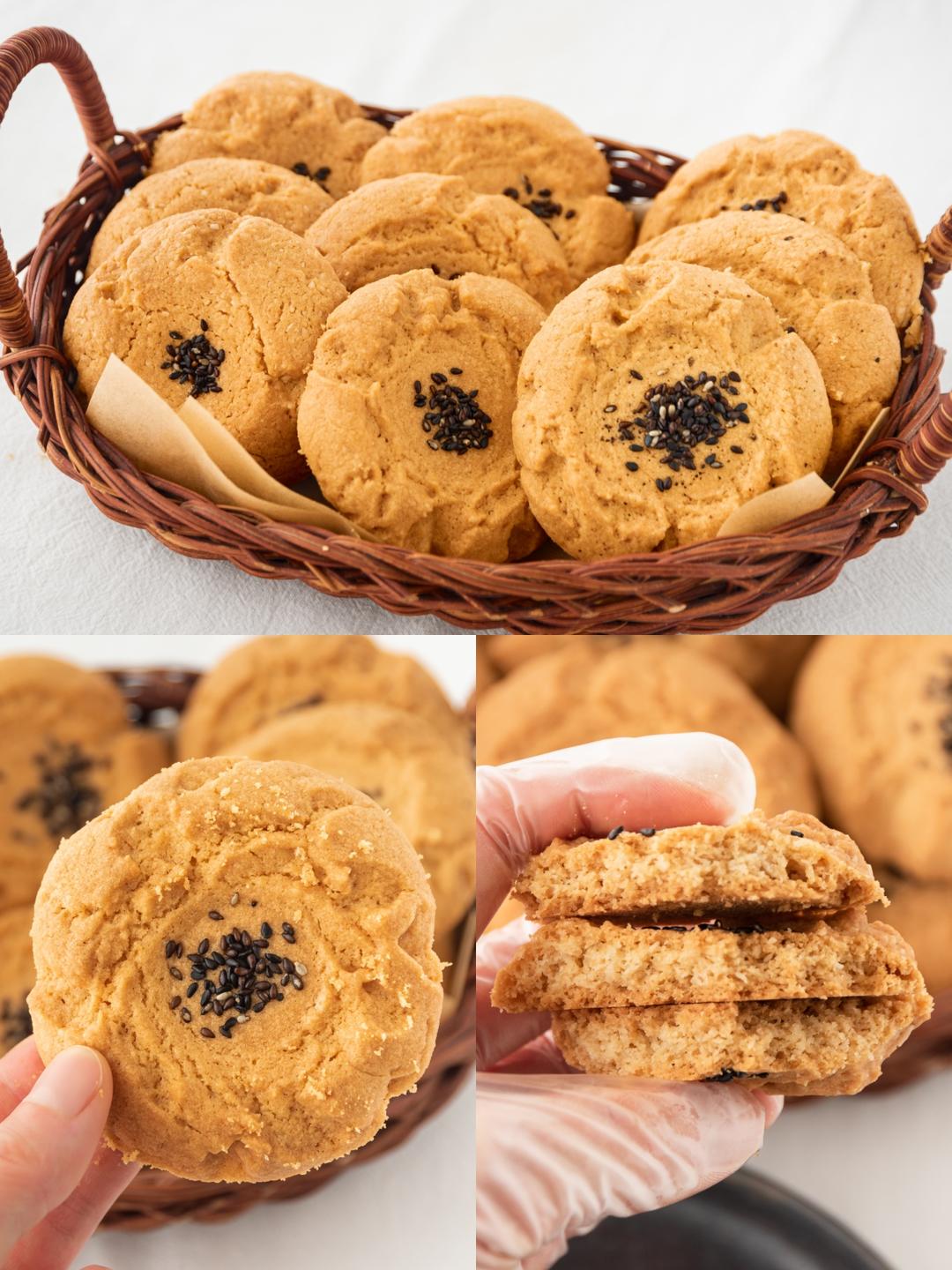 春节必备❗️不论老少都爱的桃酥，酥到掉渣