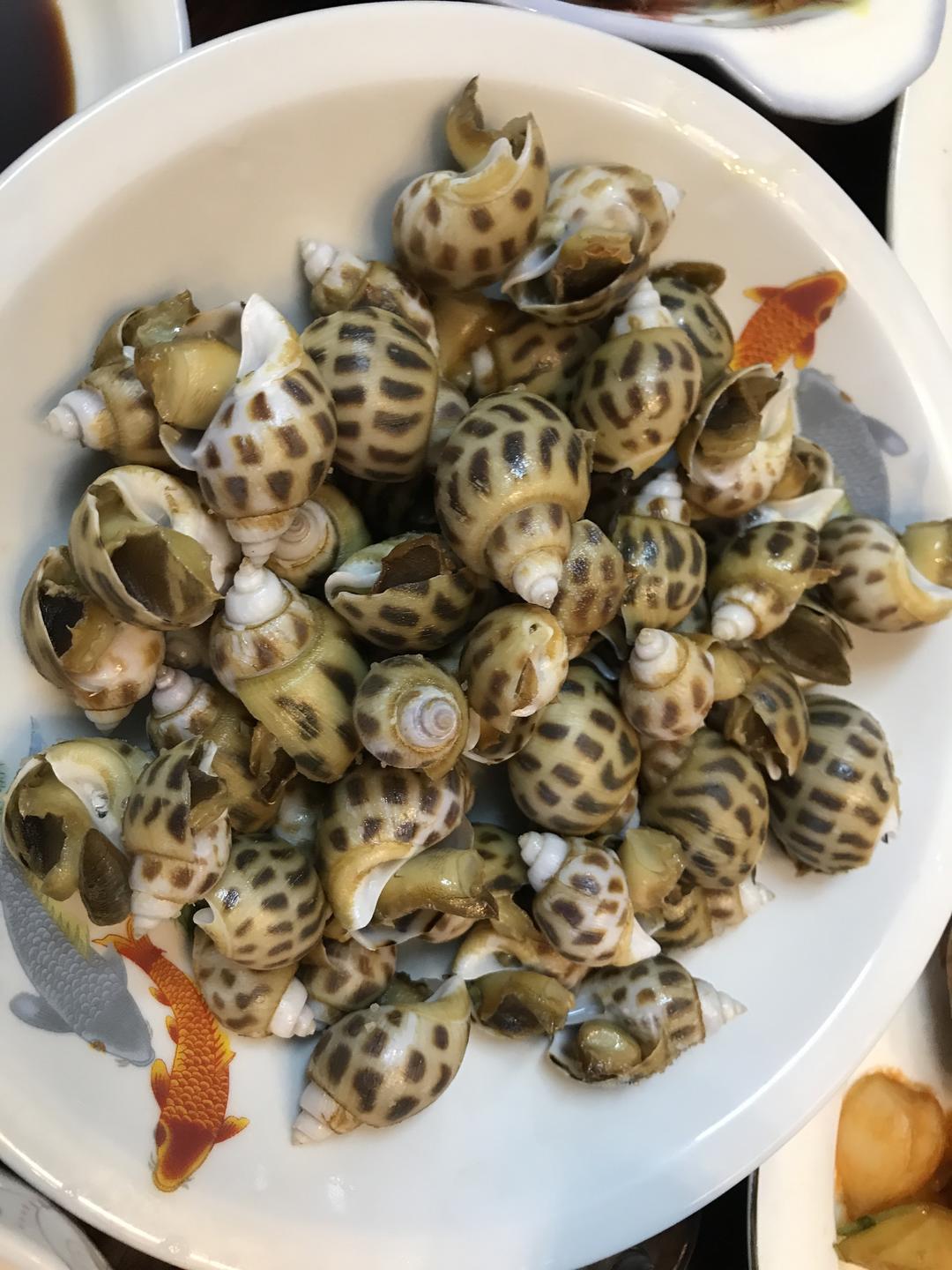 盐焗花螺的做法