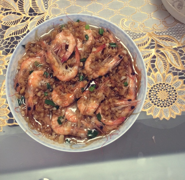 蒜蓉粉丝蒸虾