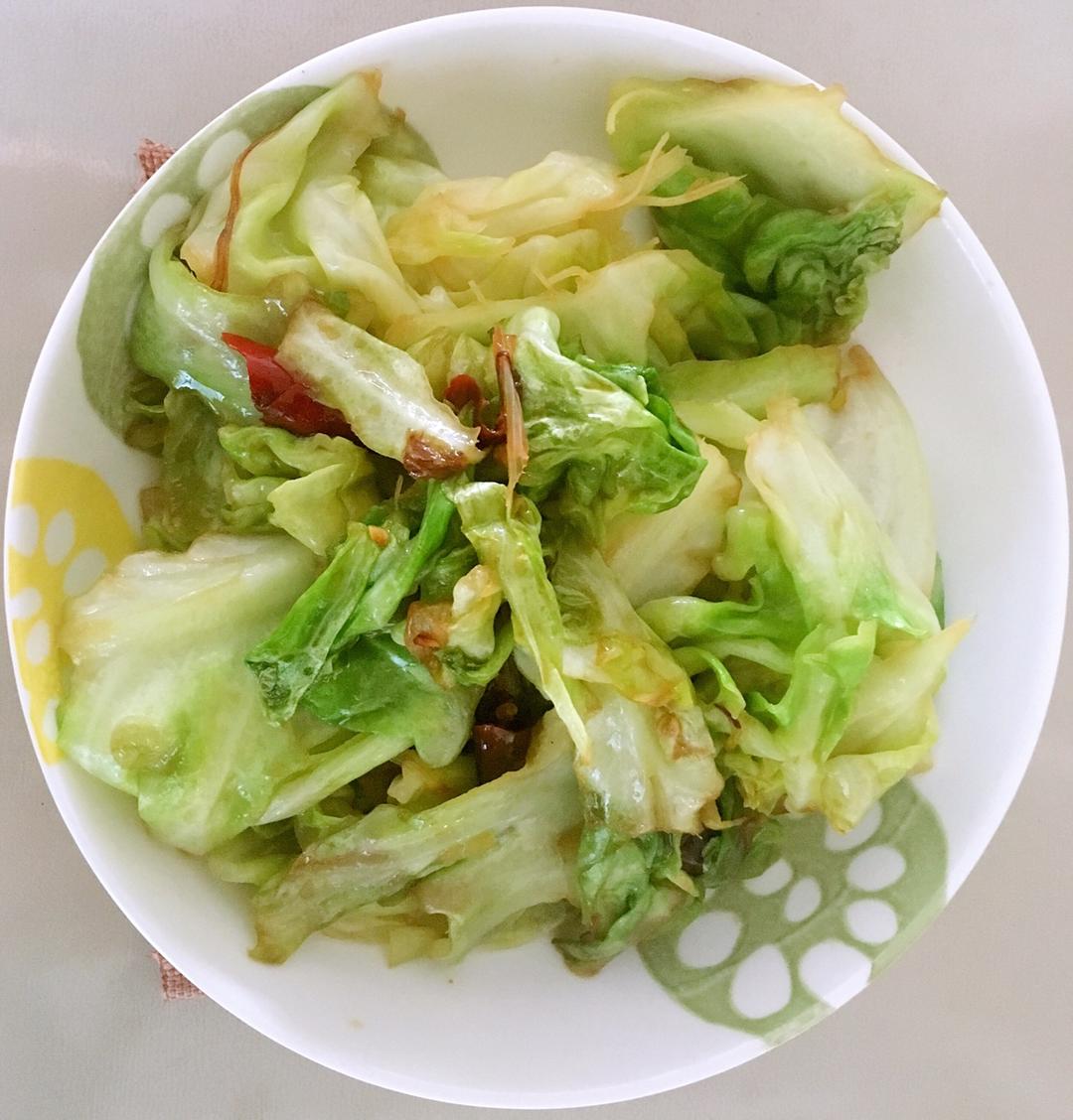 清炒包菜