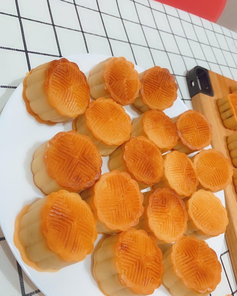 广式月饼(奶黄椰蓉提子馅)