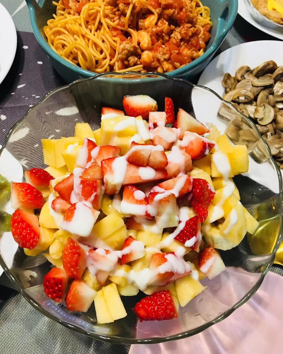 蔬果薯片沙拉船