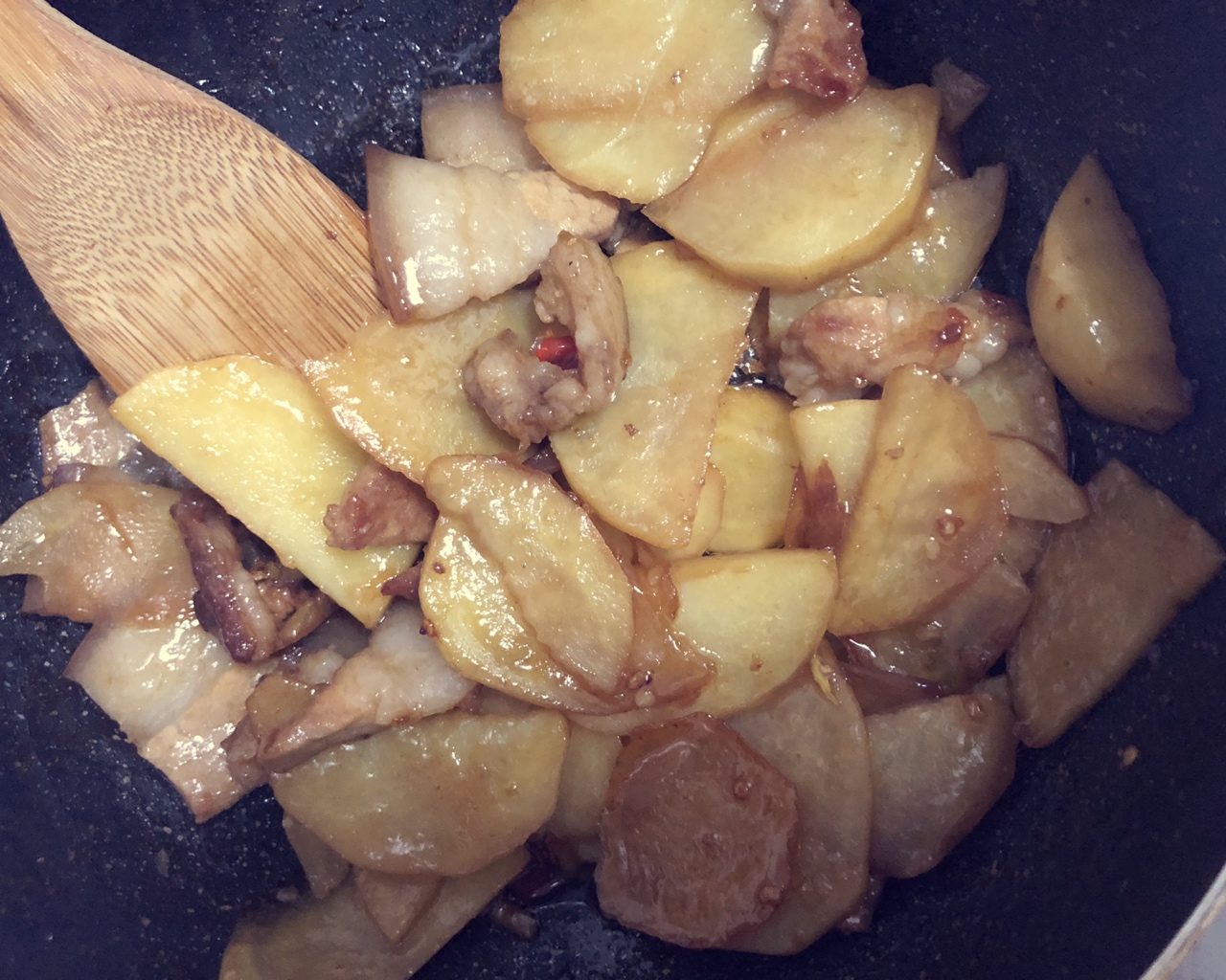 香锅土豆肉片的做法