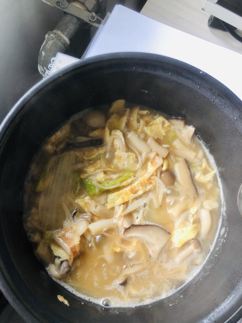 低卡减脂餐~三鲜菌菇汤
