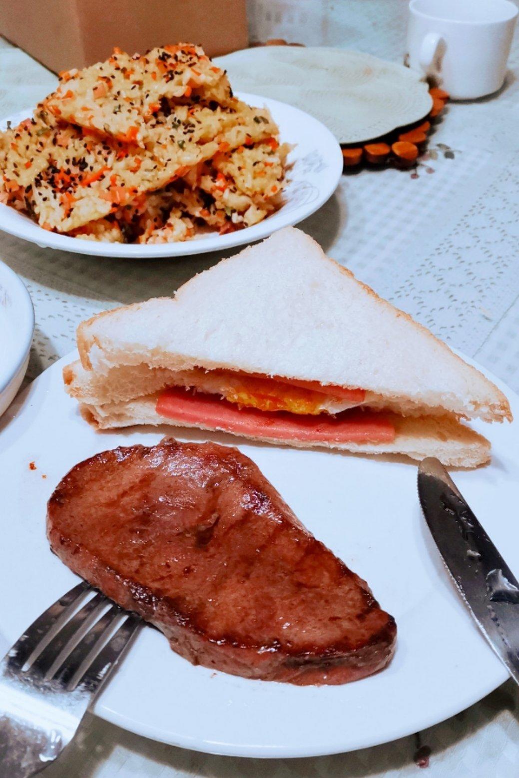 中学生的早餐