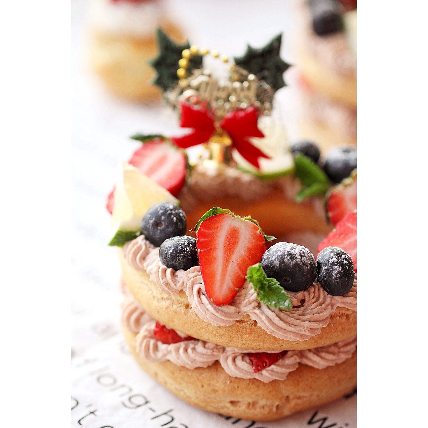 游乐儿-雪做的花环泡芙