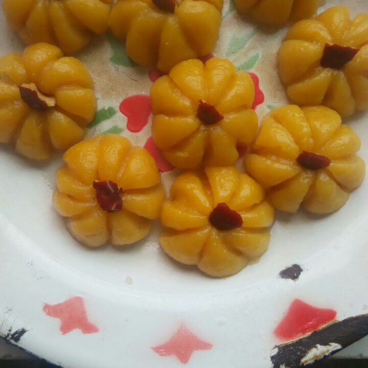 蒸南瓜糯米饼