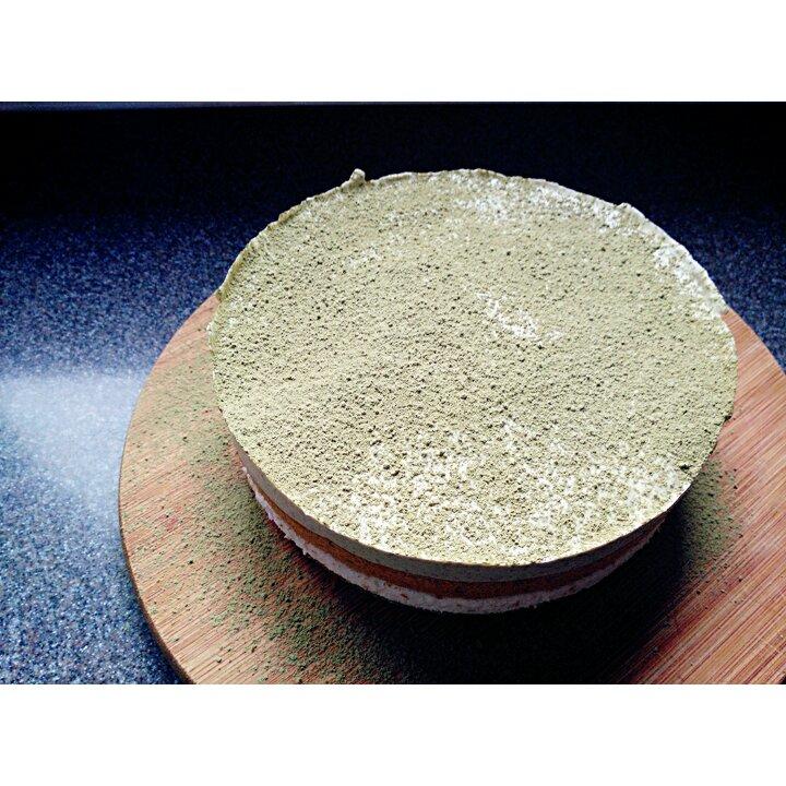 抹茶双享慕斯