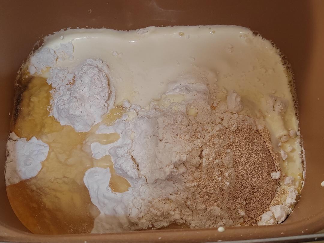 纯奶手撕吐司的做法 步骤1