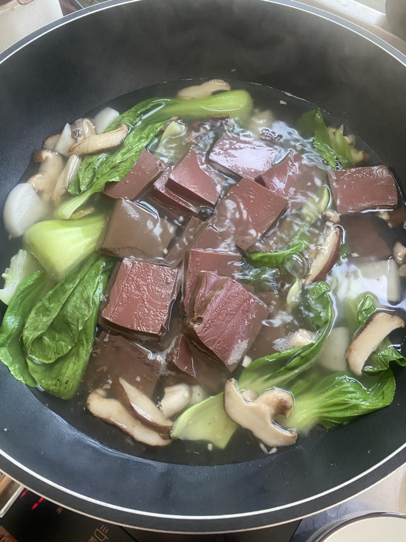 简版鸭血汤