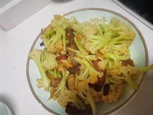 熏肉干锅花菜，超级下饭菜的做法 步骤5
