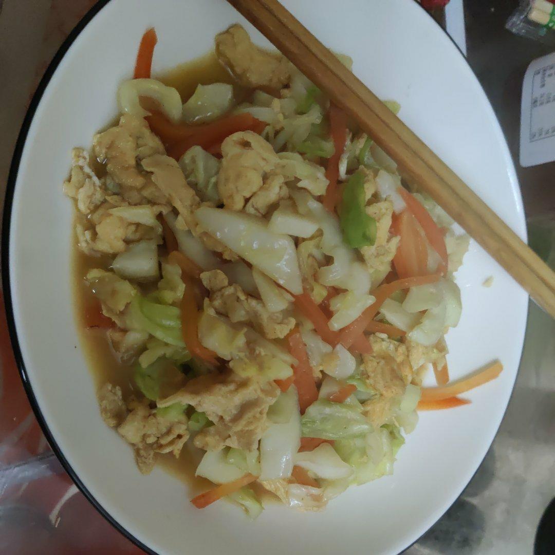 🔥巨美味，低脂低卡的包菜炒鸡蛋，好吃不胖