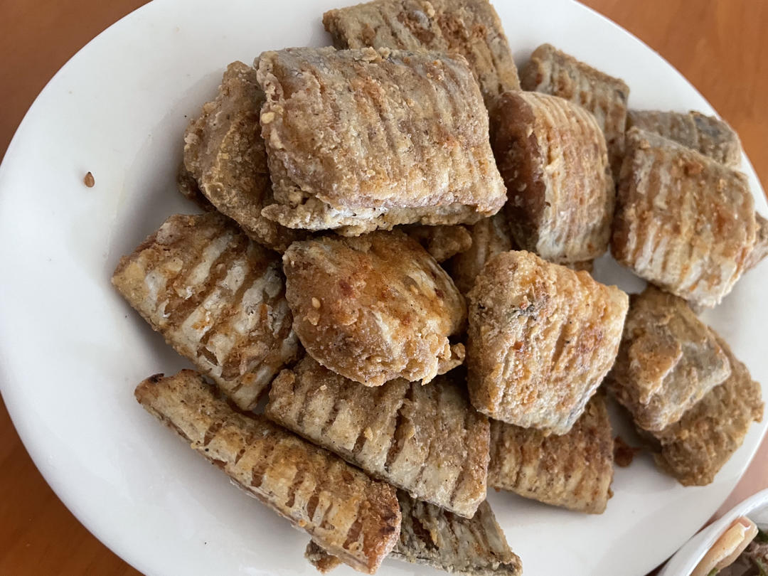 酥酥斑马纹带鱼（香酥椒盐炸带鱼）
